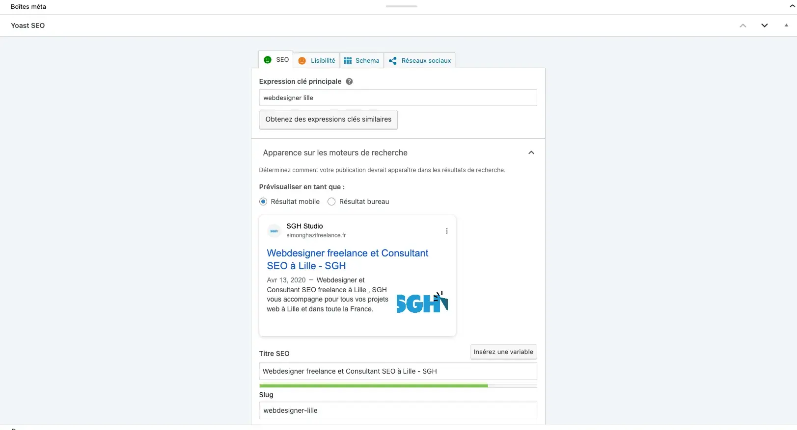 Optimisation SEO dans WordPress