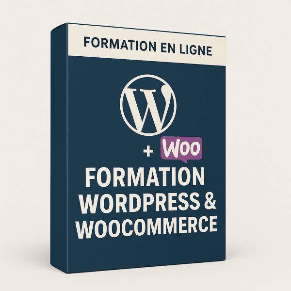 Formation WordPress + WooCommerce en visio – 7h (individuelle)