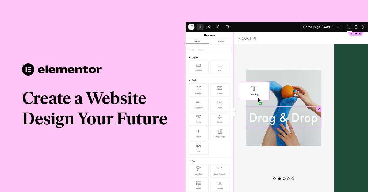 Création de pages avec Elementor