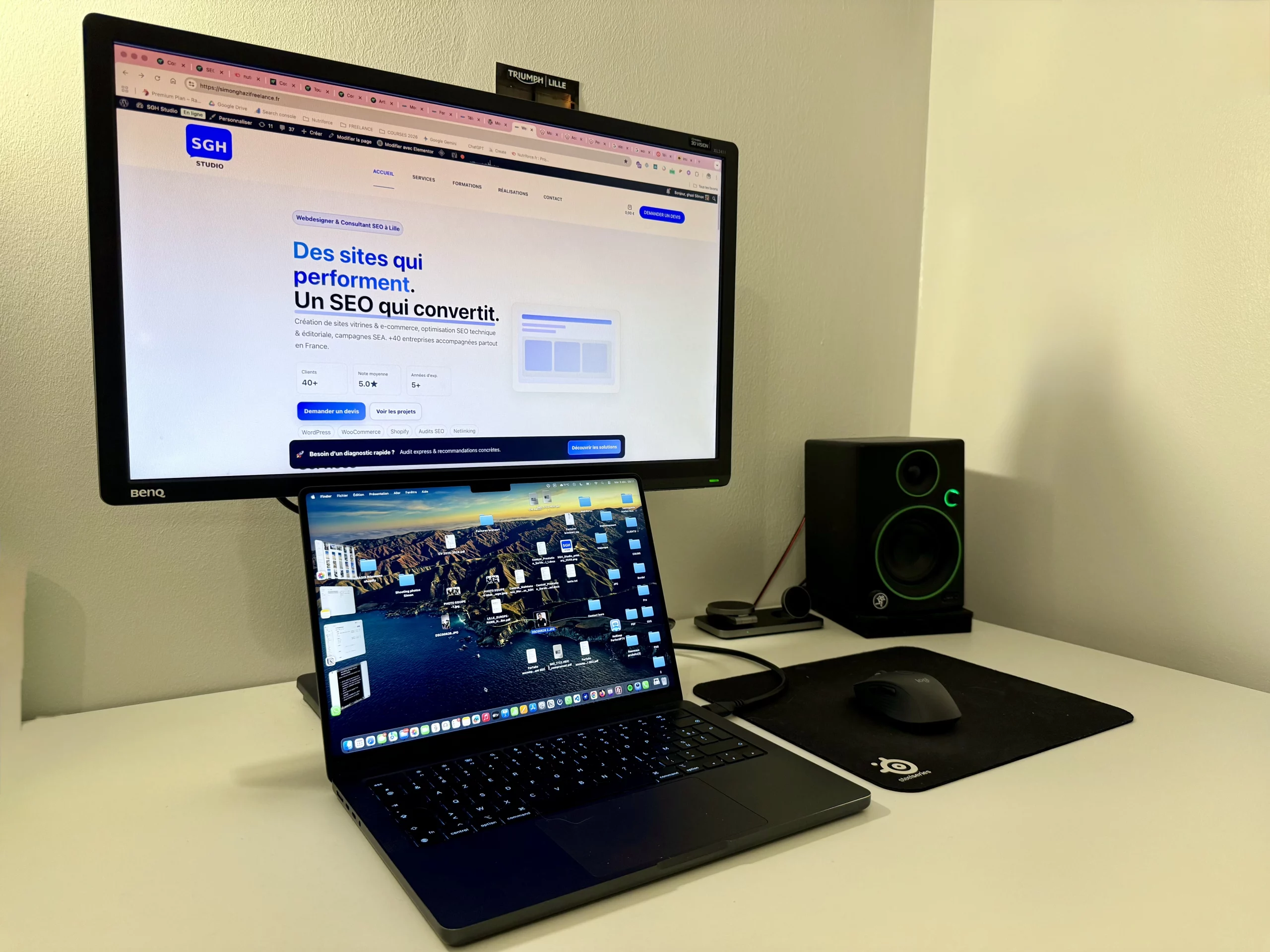 Setup de formation WordPress en visio